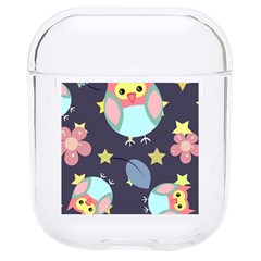 Owl Stars Pattern Background Hard Pc Airpods 1/2 Case by Grandong