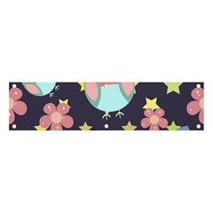 Owl Stars Pattern Background Banner And Sign 4  X 1  by Grandong