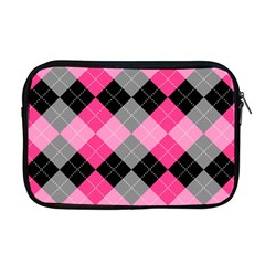 Seamless Argyle Pattern Apple Macbook Pro 17  Zipper Case by Grandong