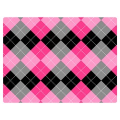 Seamless Argyle Pattern Premium Plush Fleece Blanket (extra Small) by Grandong