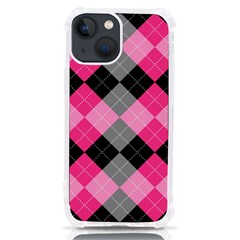 Seamless Argyle Pattern Iphone 13 Mini Tpu Uv Print Case by Grandong