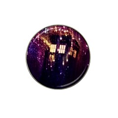 Tardis Regeneration Art Doctor Who Paint Purple Sci Fi Space Star Time Machine Hat Clip Ball Marker by Cemarart