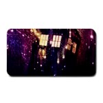 Tardis Regeneration Art Doctor Who Paint Purple Sci Fi Space Star Time Machine Medium Bar Mat 16 x8.5  Bar Mat