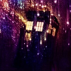 Tardis Regeneration Art Doctor Who Paint Purple Sci Fi Space Star Time Machine Play Mat (square) by Cemarart