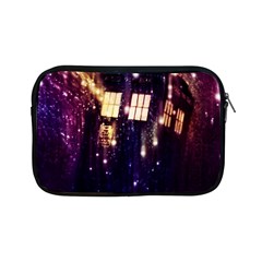 Tardis Regeneration Art Doctor Who Paint Purple Sci Fi Space Star Time Machine Apple Ipad Mini Zipper Cases