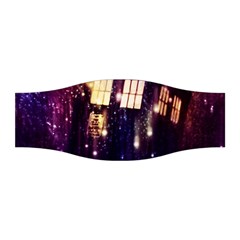 Tardis Regeneration Art Doctor Who Paint Purple Sci Fi Space Star Time Machine Stretchable Headband by Cemarart