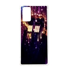 Tardis Regeneration Art Doctor Who Paint Purple Sci Fi Space Star Time Machine Samsung Galaxy Note 20 Tpu Uv Case by Cemarart