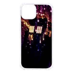 Tardis Regeneration Art Doctor Who Paint Purple Sci Fi Space Star Time Machine Iphone 13 Tpu Uv Print Case by Cemarart