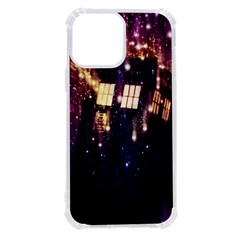 Tardis Regeneration Art Doctor Who Paint Purple Sci Fi Space Star Time Machine Iphone 13 Pro Max Tpu Uv Print Case by Cemarart