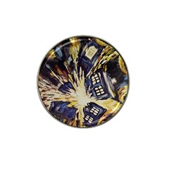 Tardis Doctor Who Pattern Hat Clip Ball Marker by Cemarart