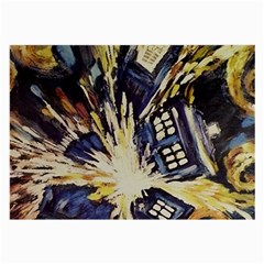 Tardis Doctor Who Pattern Large Glasses Cloth by Cemarart