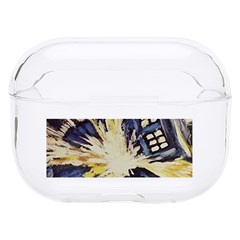 Tardis Doctor Who Pattern Hard Pc Airpods Pro Case by Cemarart