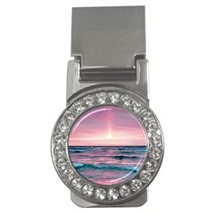 Sunset Ocean Beach Catcher Dream Evening Night Sunset Money Clips (cz)  by Cemarart