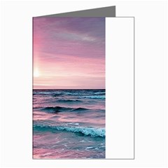 Sunset Ocean Beach Catcher Dream Evening Night Sunset Greeting Cards (pkg Of 8) by Cemarart