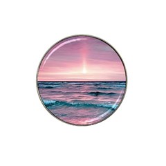 Sunset Ocean Beach Catcher Dream Evening Night Sunset Hat Clip Ball Marker (4 Pack) by Cemarart