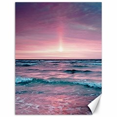 Sunset Ocean Beach Catcher Dream Evening Night Sunset Canvas 12  X 16  by Cemarart