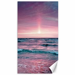 Sunset Ocean Beach Catcher Dream Evening Night Sunset Canvas 40  X 72  by Cemarart