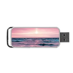 Sunset Ocean Beach Catcher Dream Evening Night Sunset Portable Usb Flash (one Side) by Cemarart