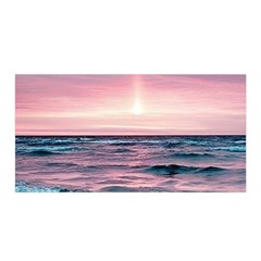 Sunset Ocean Beach Catcher Dream Evening Night Sunset Satin Wrap 35  X 70  by Cemarart