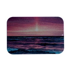 Sunset Ocean Beach Catcher Dream Evening Night Sunset Open Lid Metal Box (silver)   by Cemarart