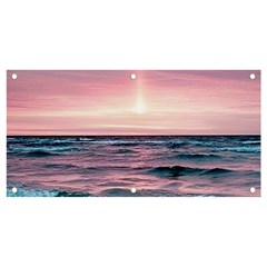 Sunset Ocean Beach Catcher Dream Evening Night Sunset Banner And Sign 4  X 2  by Cemarart