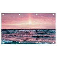 Sunset Ocean Beach Catcher Dream Evening Night Sunset Banner And Sign 7  X 4  by Cemarart