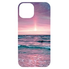 Sunset Ocean Beach Catcher Dream Evening Night Sunset Iphone 14 Black Uv Print Case by Cemarart