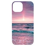 Sunset Ocean Beach Catcher Dream Evening Night Sunset iPhone 14 Black UV Print Case Front