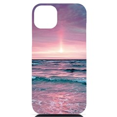 Sunset Ocean Beach Catcher Dream Evening Night Sunset Iphone 14 Plus Black Uv Print Case by Cemarart