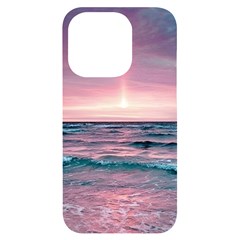 Sunset Ocean Beach Catcher Dream Evening Night Sunset Iphone 14 Pro Black Uv Print Case by Cemarart