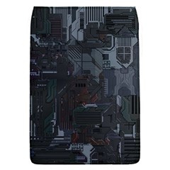 Abstract Tech Computer Motherboard Technology Removable Flap Cover (s) by Cemarart