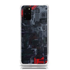 Abstract Tech Computer Motherboard Technology Samsung Galaxy S20plus 6 7 Inch Tpu Uv Case by Cemarart