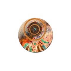 Dream Catcher Colorful Vintage Golf Ball Marker (4 Pack) by Cemarart