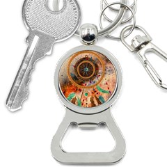 Dream Catcher Colorful Vintage Bottle Opener Key Chain by Cemarart