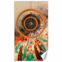 Dream Catcher Colorful Vintage Canvas 40  X 72  by Cemarart