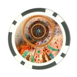 Dream Catcher Colorful Vintage Poker Chip Card Guard (10 pack) Front