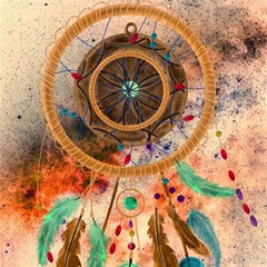 Dream Catcher Colorful Vintage Play Mat (rectangle) by Cemarart