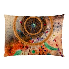 Dream Catcher Colorful Vintage Pillow Case (two Sides) by Cemarart