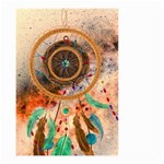 Dream Catcher Colorful Vintage Small Garden Flag (Two Sides) Back