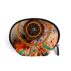 Dream Catcher Colorful Vintage Accessory Pouch (small) by Cemarart