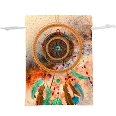 Dream Catcher Colorful Vintage Lightweight Drawstring Pouch (xl) by Cemarart