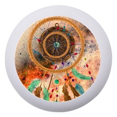 Dream Catcher Colorful Vintage Dento Box With Mirror by Cemarart