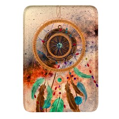 Dream Catcher Colorful Vintage Rectangular Glass Fridge Magnet (4 Pack) by Cemarart