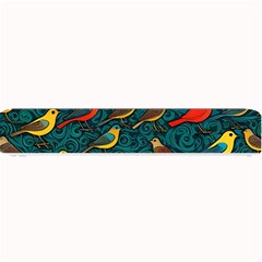 Bird Pattern Colorful Small Bar Mat by Cemarart