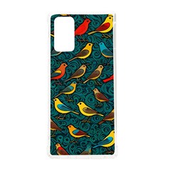 Bird Pattern Colorful Samsung Galaxy Note 20 Tpu Uv Case by Cemarart