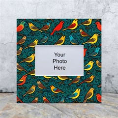 Bird Pattern Colorful White Box Photo Frame 4  X 6  by Cemarart