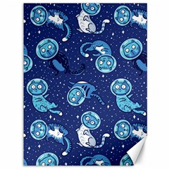 Cat Astronaut Space Suit Pattern Canvas 36  X 48  by Cemarart