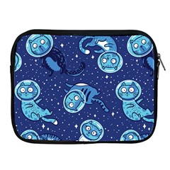 Cat Astronaut Space Suit Pattern Apple Ipad 2/3/4 Zipper Cases by Cemarart