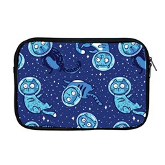 Cat Astronaut Space Suit Pattern Apple Macbook Pro 17  Zipper Case by Cemarart