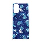 Cat Astronaut Space Suit Pattern Samsung Galaxy Note 20 TPU UV Case Front